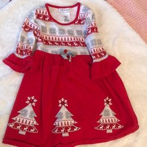 Reindeer red dress
